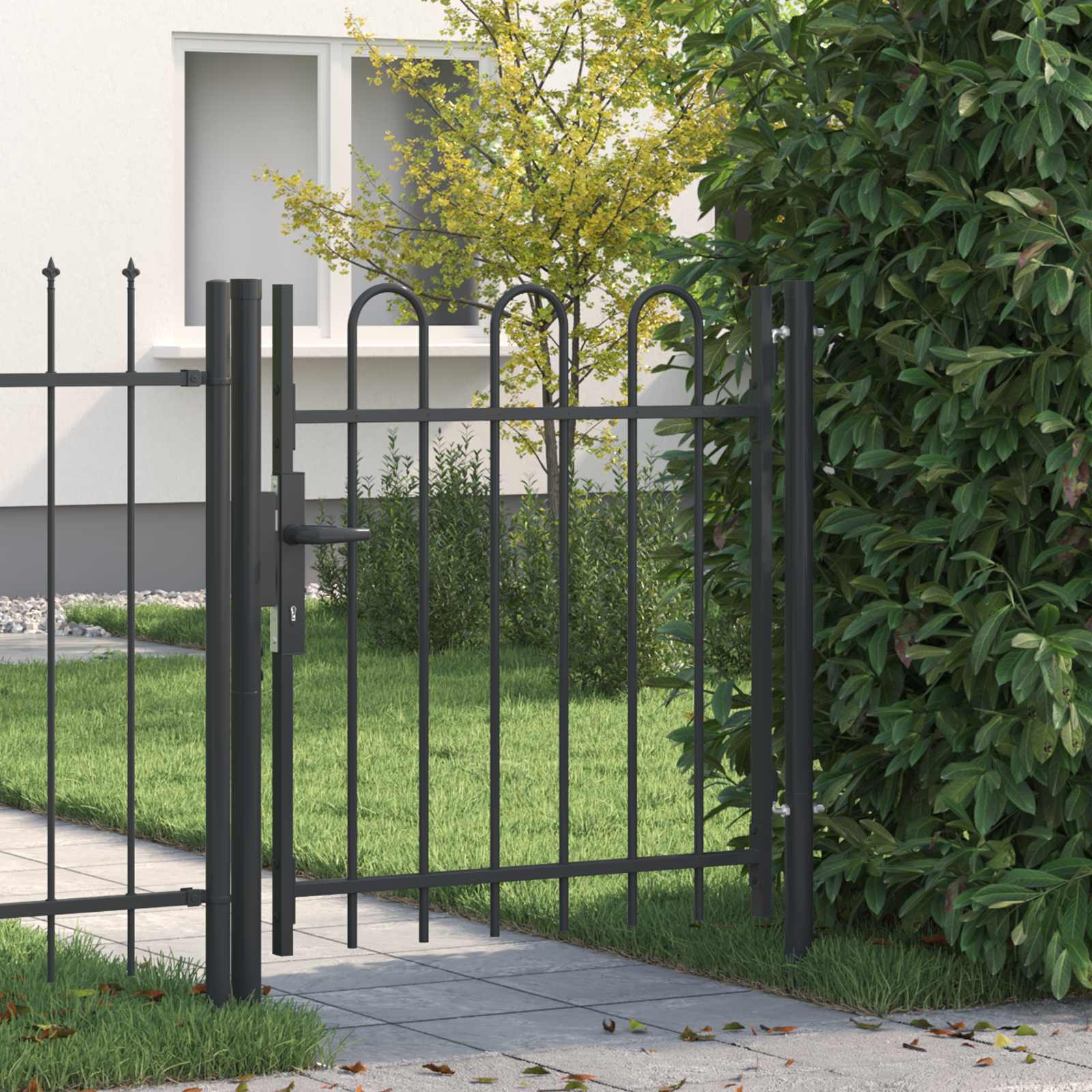 Πύλη Φράχτη BOXTEL 103 x 150 cm Χάλυβας με επίστρωση πούδρας - Pakobazaar
