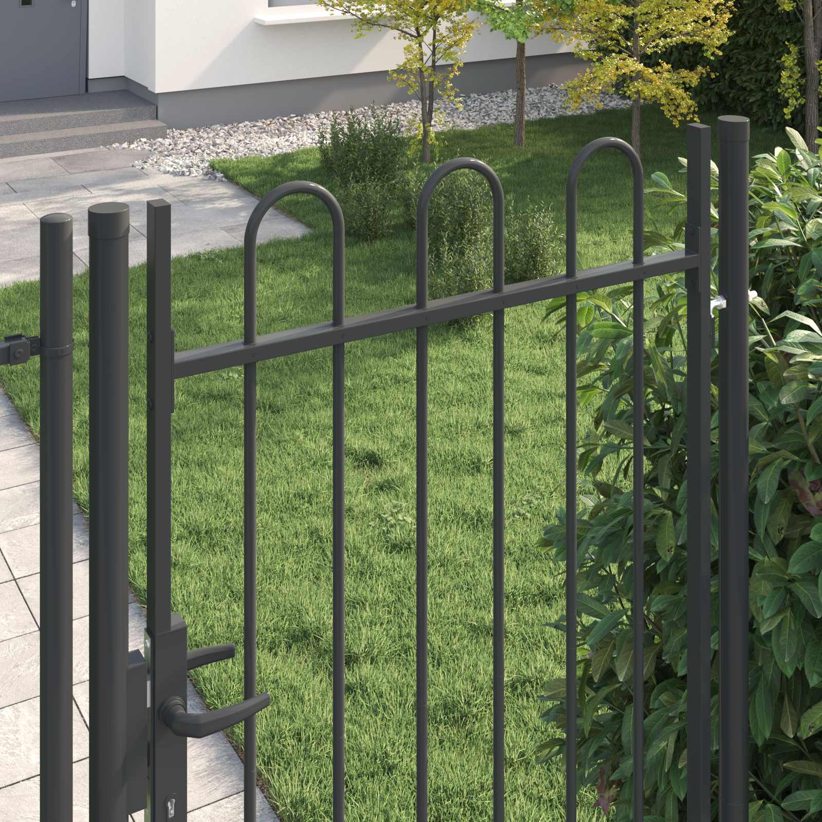 Πύλη Φράχτη BOXTEL 103 x 250 εκ Χάλυβας με επίστρωση πούδρας