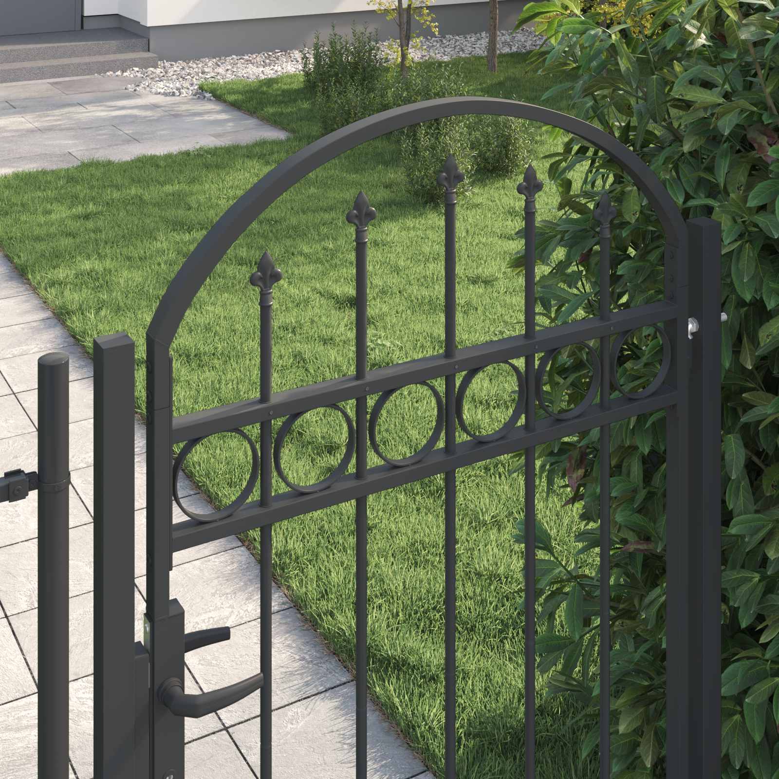 Πύλη Φράχτη ASSEN 100 x 150 cm Χάλυβας με επίστρωση πούδρας