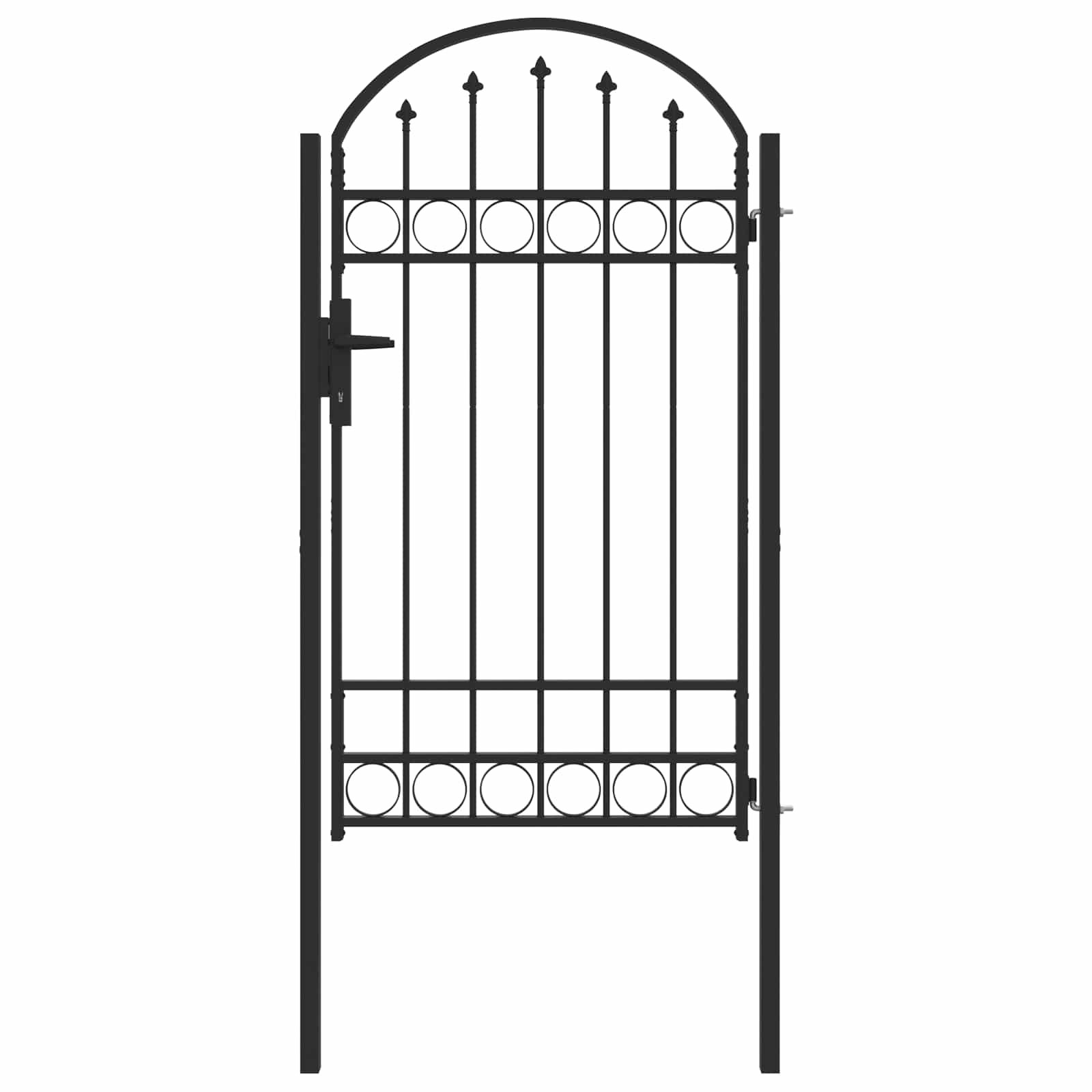 Πύλη Φράχτη ASSEN 100 x 175 cm Χάλυβας με επίστρωση πούδρας