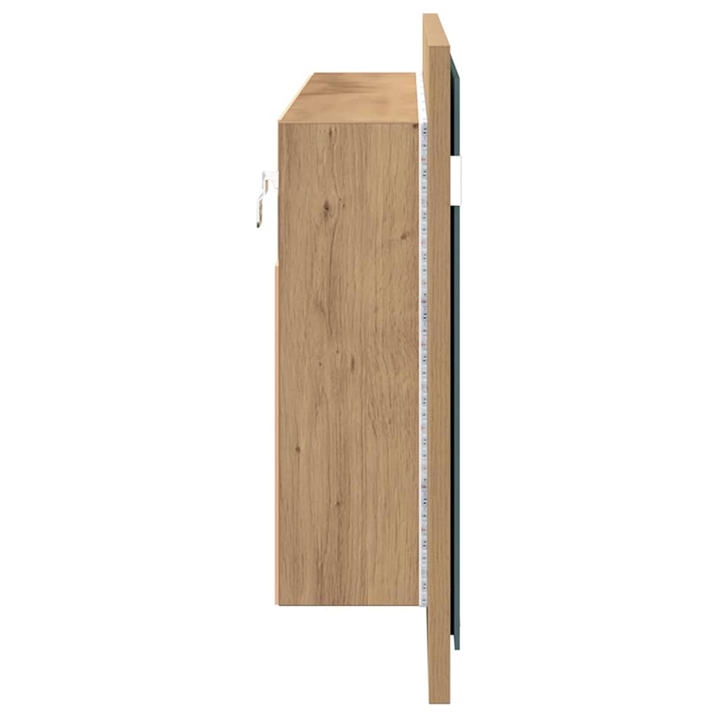LED Καθρέφτης Ντουλάπας Artisan Oak 100 x 12 x 45 εκατοστά - Pakobazaar