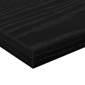 Ράφι Βιβλίων 4 pcs Μαύρο 40 x 10 x 1,5 cm Επεξεργασμένο ξύλο - Pakobazaar