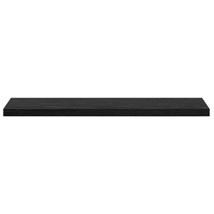 Ράφι Βιβλίων 4 pcs Μαύρο 40 x 10 x 1,5 cm Επεξεργασμένο ξύλο - Pakobazaar