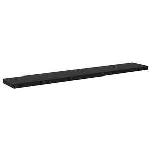 Ράφι Βιβλίων 4 pcs Μαύρο 60 x 10 x 1,5 cm Επεξεργασμένο ξύλο - Pakobazaar