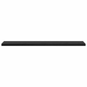 Ράφι Βιβλίων 4 pcs Μαύρο 60 x 10 x 1,5 cm Επεξεργασμένο ξύλο - Pakobazaar