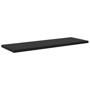Ράφι Βιβλίων 4 pcs Μαύρο 60 x 20 x 1,5 cm Επεξεργασμένο ξύλο - Pakobazaar