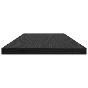 Ράφι Βιβλίων 4 pcs Μαύρο 60 x 20 x 1,5 cm Επεξεργασμένο ξύλο - Pakobazaar