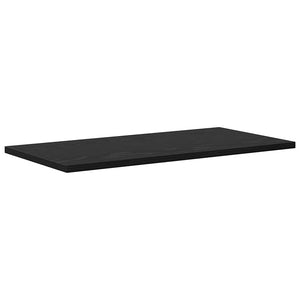 Ράφι Βιβλίων 4 pcs Μαύρο 60 x 30 x 1,5 cm Επεξεργασμένο ξύλο - Pakobazaar