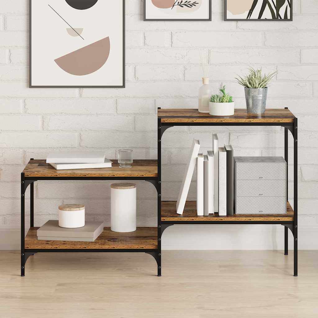 Ράφι Βιβλίων 4 pcs Καφέ 60 x 40 x 1,5 cm Επεξεργασμένο ξύλο - Pakobazaar