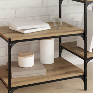 Ράφι Βιβλίων 4 pcs Καφέ 60 x 40 x 1,5 cm Επεξεργασμένο ξύλο - Pakobazaar