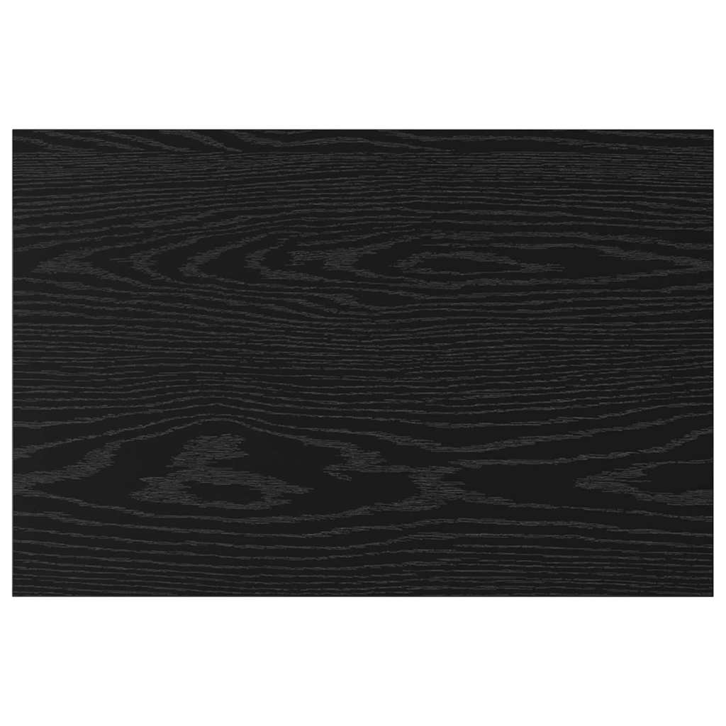 Ράφι Βιβλίων 4 pcs Μαύρο 60 x 40 x 1,5 cm Επεξεργασμένο ξύλο - Pakobazaar