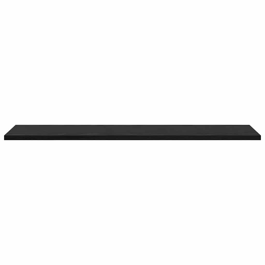Ράφι Βιβλίων 4 pcs Μαύρο 80 x 20 x 1,5 cm Επεξεργασμένο ξύλο - Pakobazaar