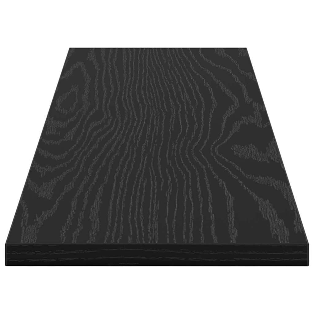 Ράφι Βιβλίων 4 pcs Μαύρο 80 x 20 x 1,5 cm Επεξεργασμένο ξύλο - Pakobazaar