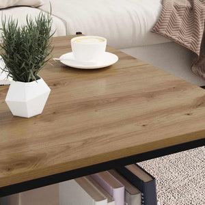 Ράφι Βιβλίων 4 pcs Καφέ 80 x 40 x 1,5 cm Επεξεργασμένο ξύλο - Pakobazaar