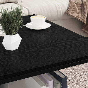 Ράφι Βιβλίων 4 pcs Μαύρο 80 x 40 x 1,5 cm Επεξεργασμένο ξύλο - Pakobazaar