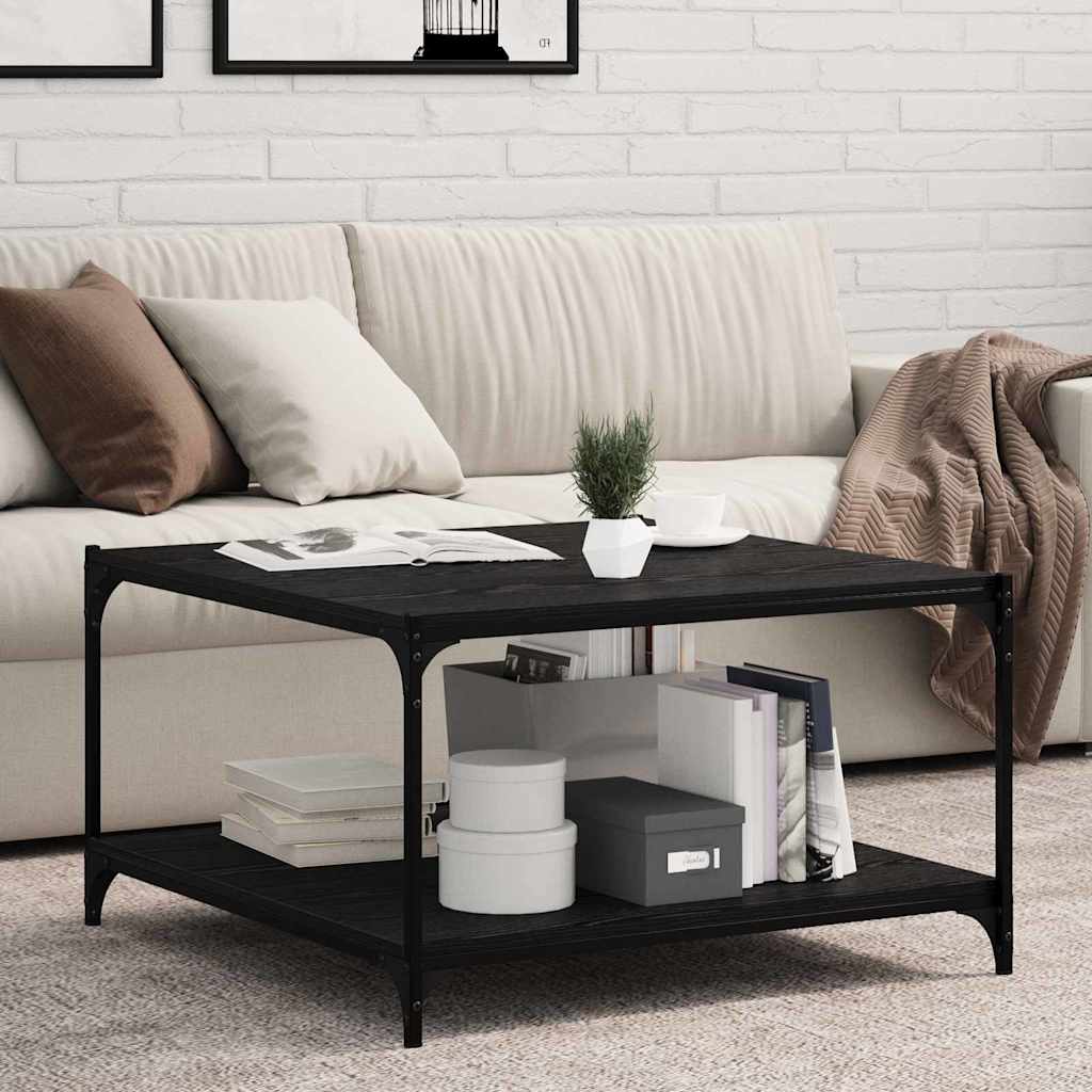 Ράφι Βιβλίων 4 pcs Μαύρο 80 x 40 x 1,5 cm Επεξεργασμένο ξύλο - Pakobazaar