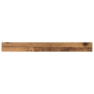 Ράφι Βιβλίων 4 pcs Καφέ 100 x 10 x 1,5 cm Επεξεργασμένο ξύλο - Pakobazaar