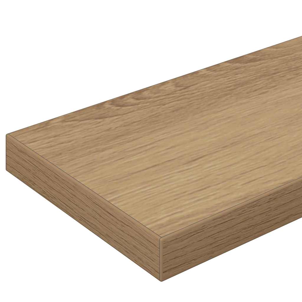Ράφι Βιβλίων 4 pcs Καφέ 100 x 10 x 1,5 cm Επεξεργασμένο ξύλο - Pakobazaar