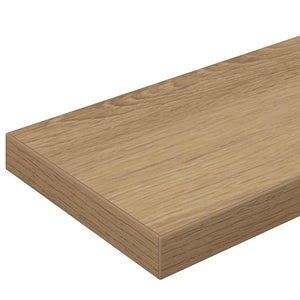 Ράφι Βιβλίων 4 pcs Καφέ 100 x 10 x 1,5 cm Επεξεργασμένο ξύλο - Pakobazaar