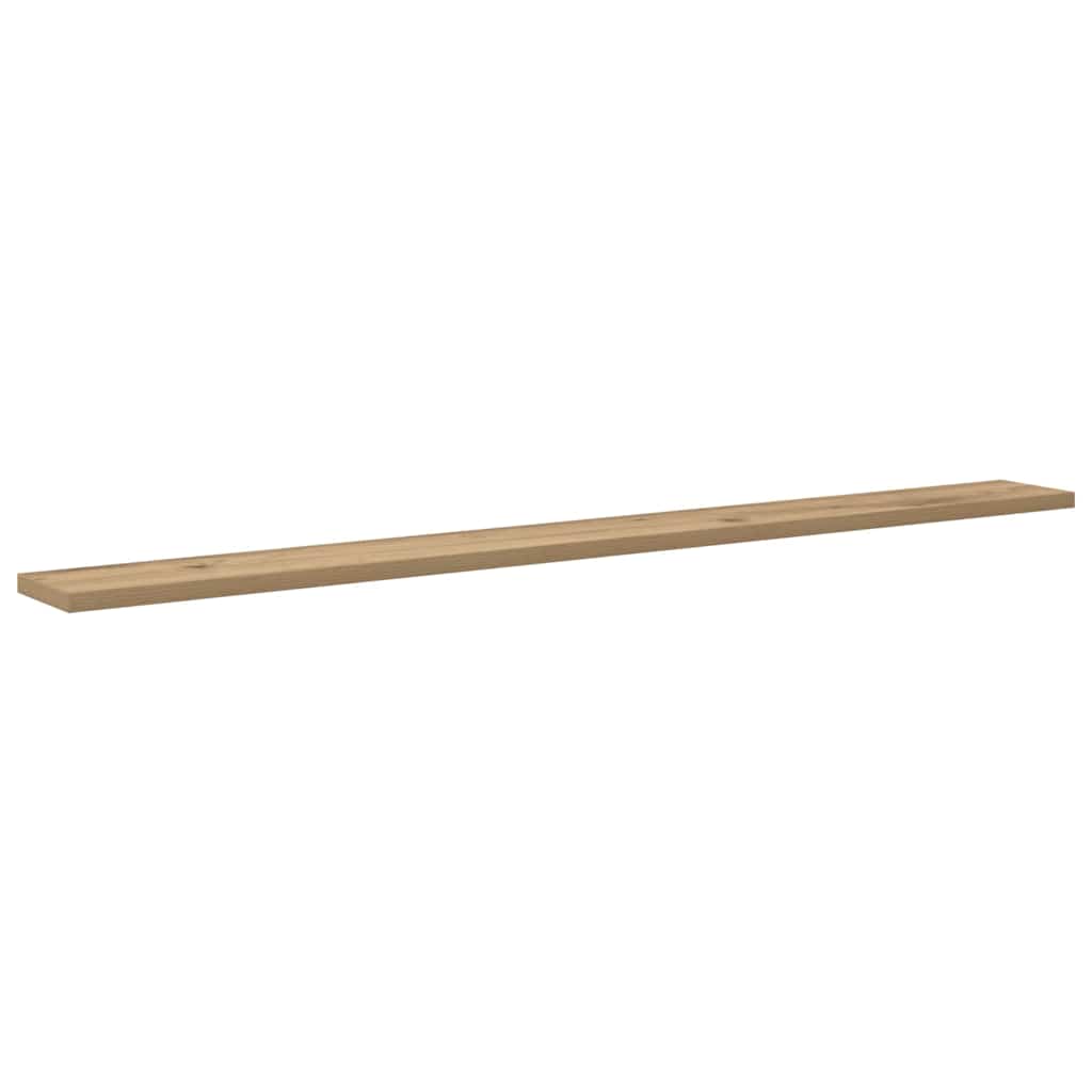 Ράφι Βιβλίων 4 pcs Καφέ 100 x 10 x 1,5 cm Επεξεργασμένο ξύλο - Pakobazaar