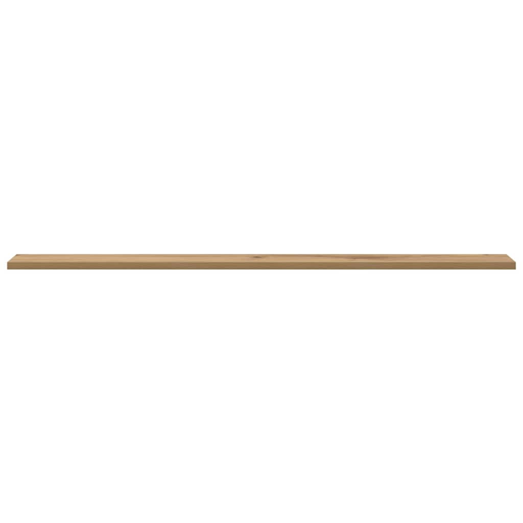 Ράφι Βιβλίων 4 pcs Καφέ 100 x 10 x 1,5 cm Επεξεργασμένο ξύλο - Pakobazaar
