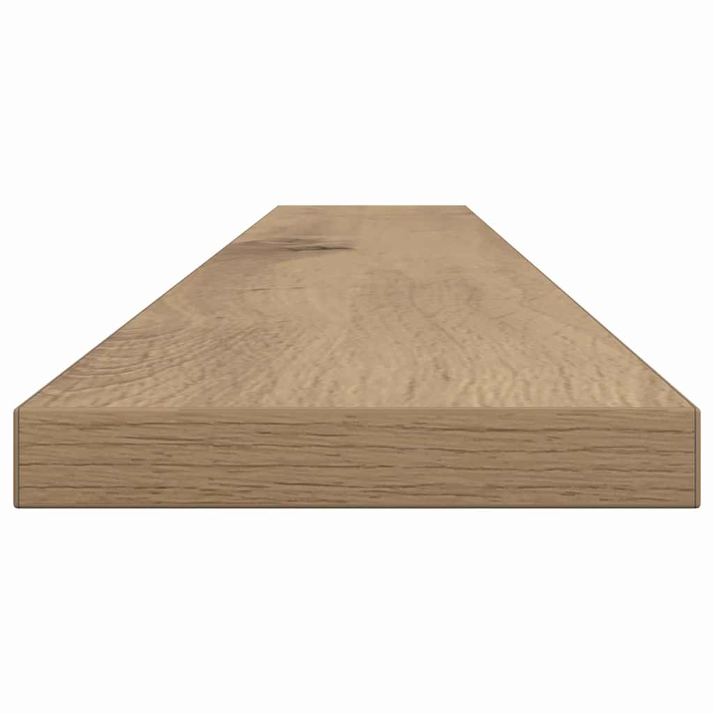 Ράφι Βιβλίων 4 pcs Καφέ 100 x 10 x 1,5 cm Επεξεργασμένο ξύλο - Pakobazaar