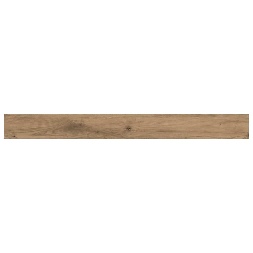 Ράφι Βιβλίων 4 pcs Καφέ 100 x 10 x 1,5 cm Επεξεργασμένο ξύλο - Pakobazaar