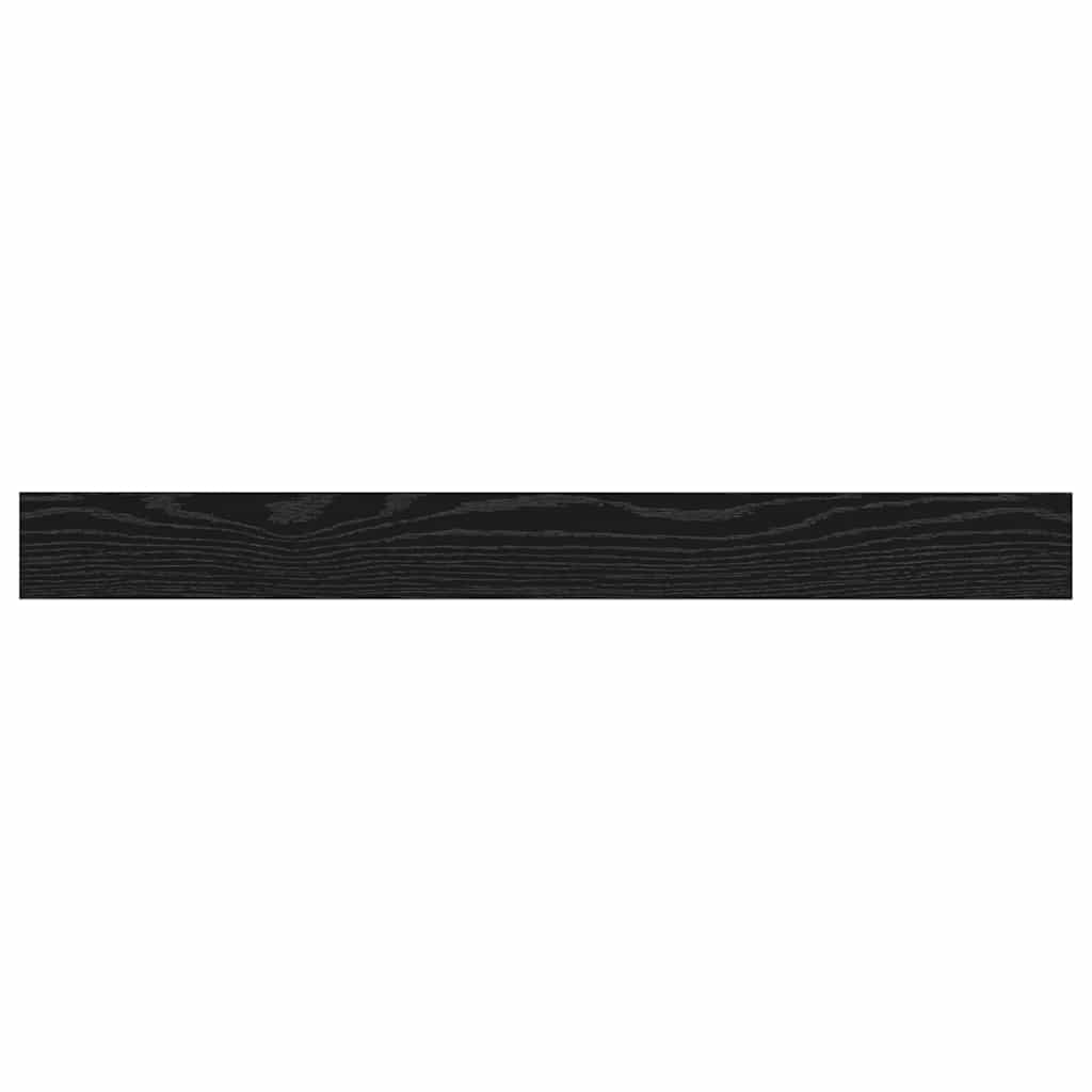Ράφι Βιβλίων 4 pcs Μαύρο 100 x 10 x 1,5 cm Επεξεργασμένο ξύλο - Pakobazaar