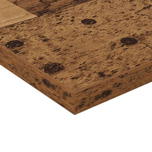 Ράφι Βιβλίων 4 pcs Καφέ 100 x 20 x 1,5 cm Επεξεργασμένο ξύλο - Pakobazaar