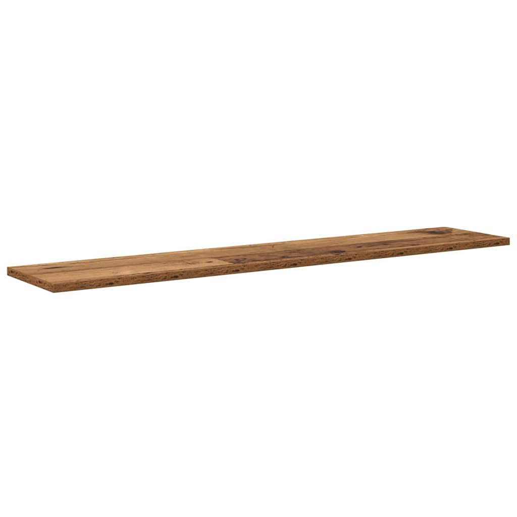 Ράφι Βιβλίων 4 pcs Καφέ 100 x 20 x 1,5 cm Επεξεργασμένο ξύλο - Pakobazaar