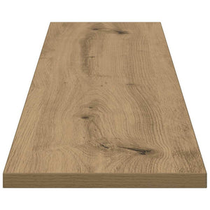 Ράφι Βιβλίων 4 pcs Καφέ 100 x 20 x 1,5 cm Επεξεργασμένο ξύλο - Pakobazaar