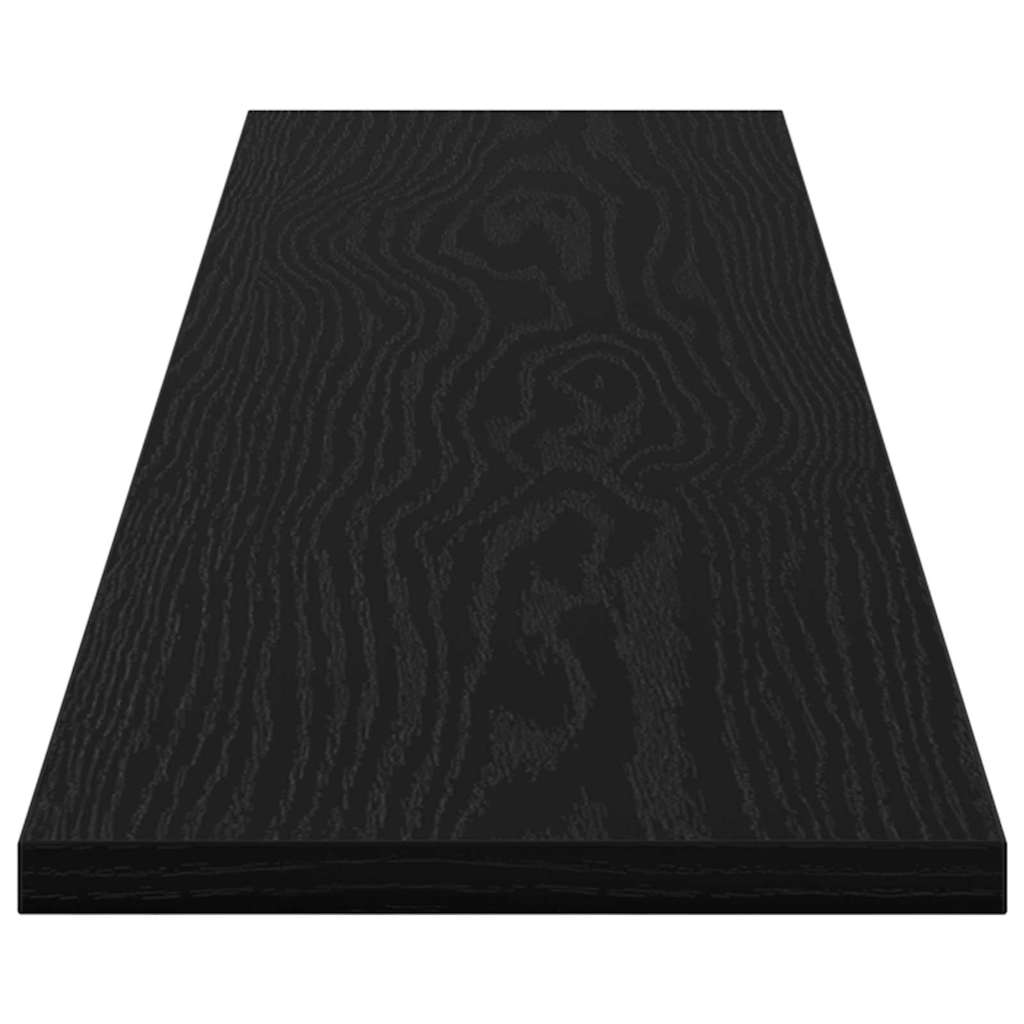 Ράφι Βιβλίων 4 pcs Μαύρο 100 x 20 x 1,5 cm Επεξεργασμένο ξύλο - Pakobazaar