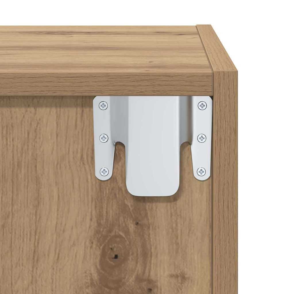 Σετ επίπλου τηλεόρασης Επιτοίχιο Artisan Oak 37 x 37 x 72 εκ