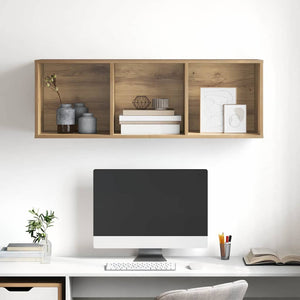 Σετ επίπλου τηλεόρασης Επιτοίχιο Artisan Oak 37 x 37 x 107 εκ - Pakobazaar