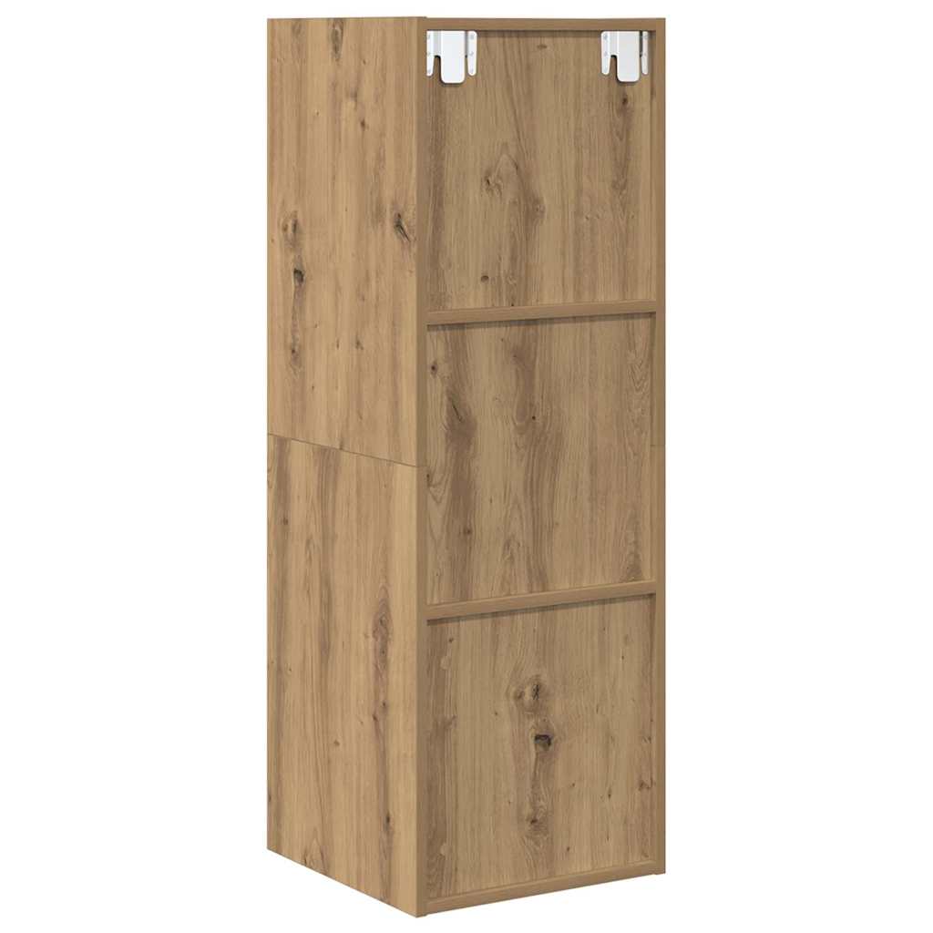 Σετ επίπλου τηλεόρασης Επιτοίχιο Artisan Oak 37 x 37 x 107 εκ - Pakobazaar
