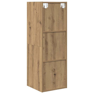 Σετ επίπλου τηλεόρασης Επιτοίχιο Artisan Oak 37 x 37 x 107 εκ - Pakobazaar