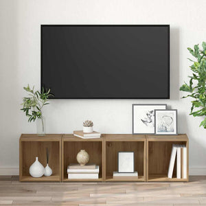 Σετ επίπλου τηλεόρασης 2 pcs Artisan Oak 37 x 35 x 37,5 εκ - Pakobazaar