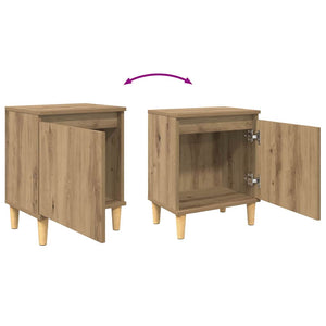 Κομοδίνο Artisan Oak 40 x 30 x 50 cm Επεξεργασμένο ξύλο - Pakobazaar