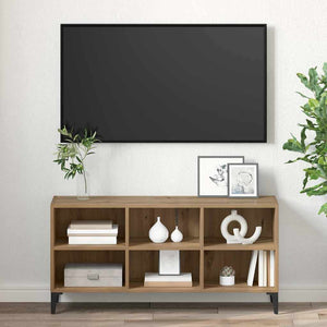 Σετ επίπλου τηλεόρασης Επιτοίχιο Καφέ 103,5 x 30 x 50 εκ - Pakobazaar