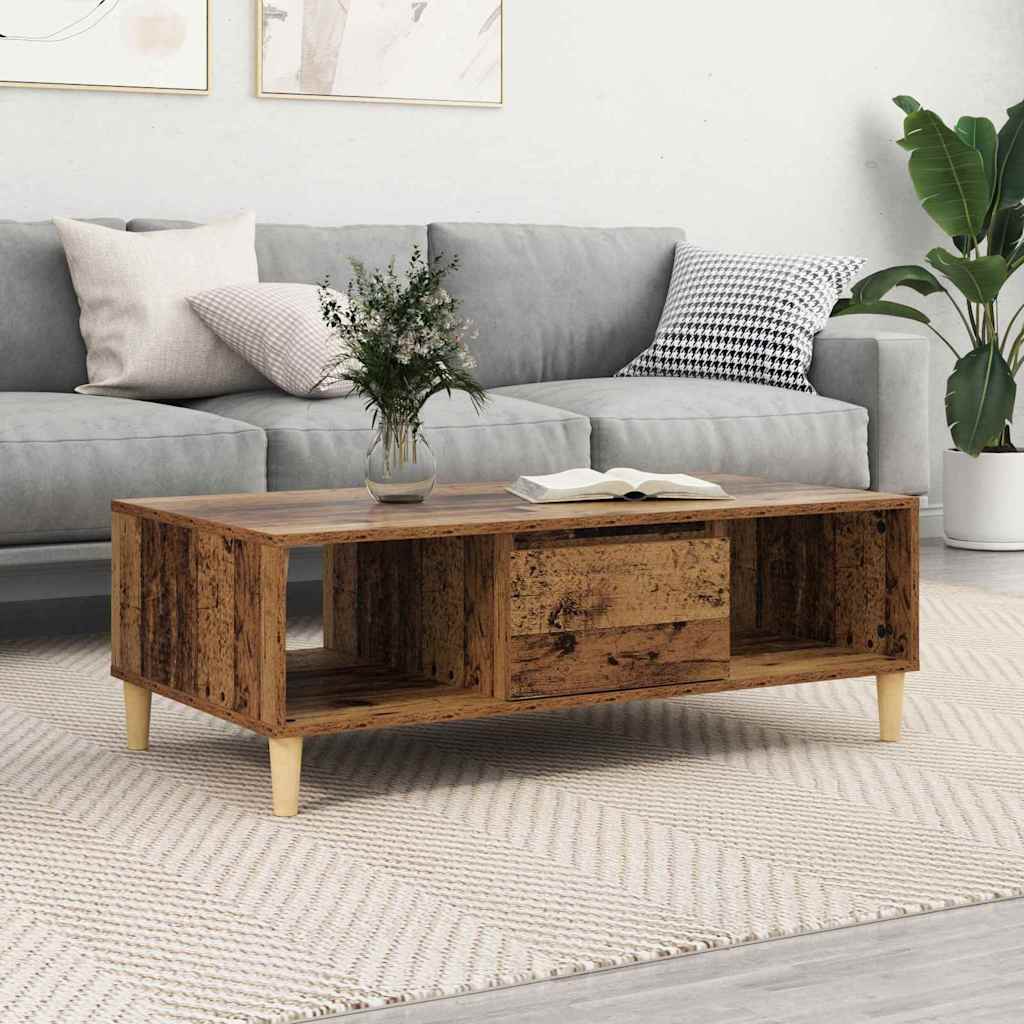 Τραπεζάκι σαλονιού Παλιό ξύλο 102 x 55 x 35 εκ - Pakobazaar