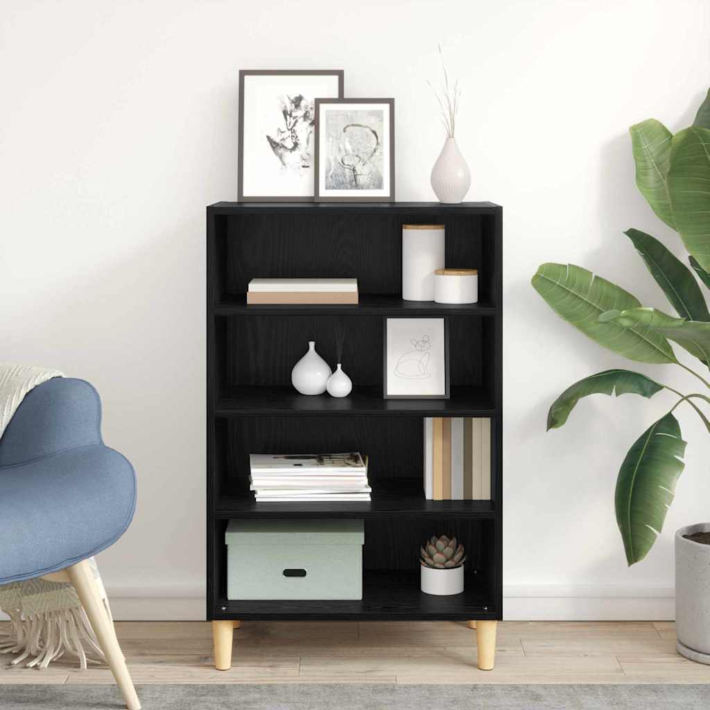 Πλαϊνό γραφείο Μαύρη Οξυά 57 x 35 x 89.5 εκ Επεξεργασμένο ξύλο