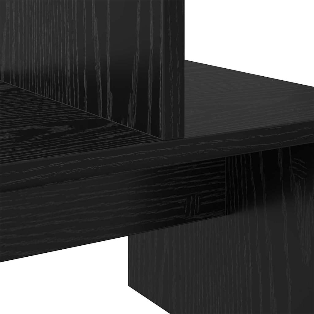 Σετ επίπλου τηλεόρασης Επιτοίχιο Μαύρη Οξυά 180,5 x 30 x 43 εκ. - Pakobazaar