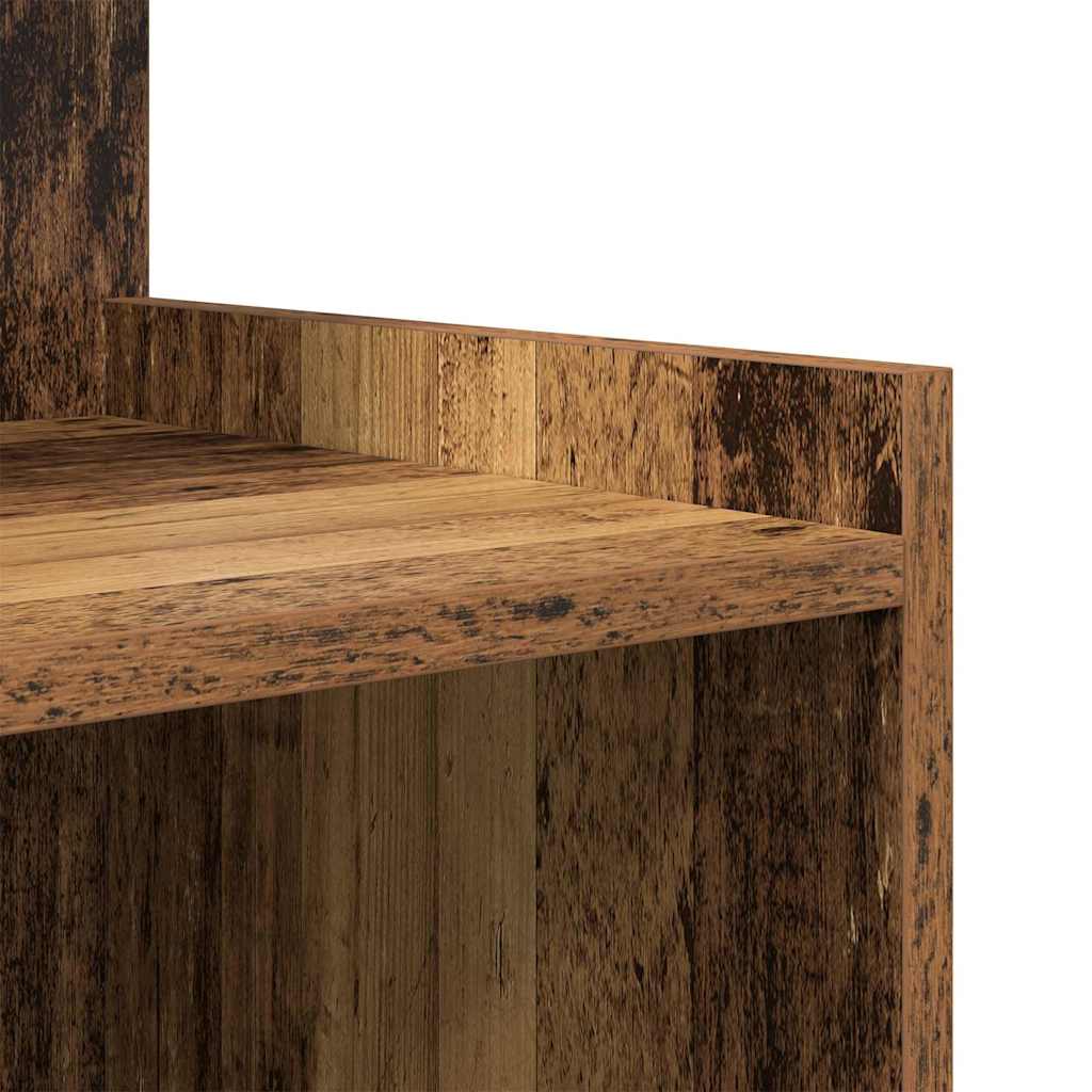Κομοδίνο 2 pcs Παλιό ξύλο 40 x 35 x 60 εκ. Επεξεργασμένο ξύλο - Pakobazaar