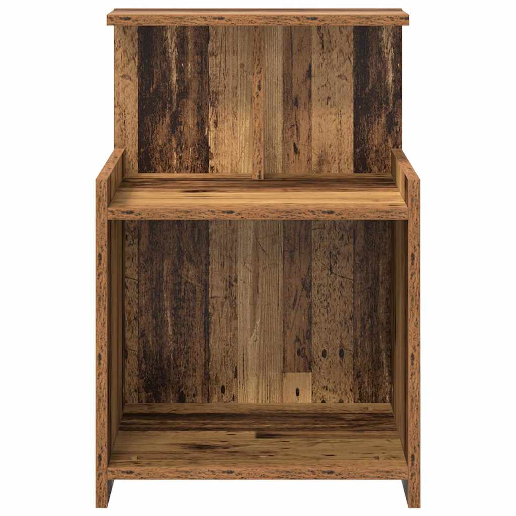 Κομοδίνο 2 pcs Παλιό ξύλο 40 x 35 x 60 εκ. Επεξεργασμένο ξύλο - Pakobazaar