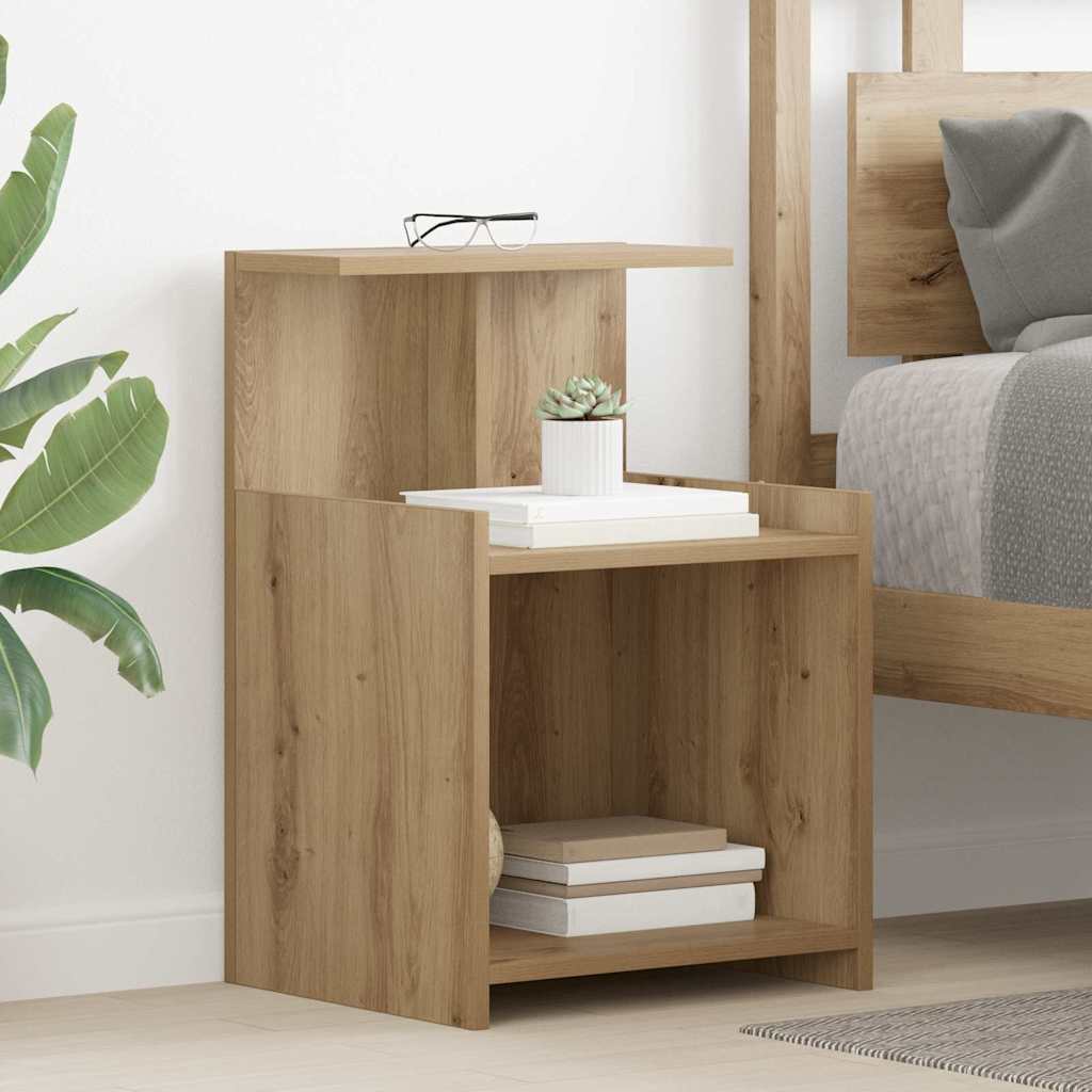 Κομοδίνο Artisan Oak 40 x 35 x 60 εκ. Επεξεργασμένο ξύλο