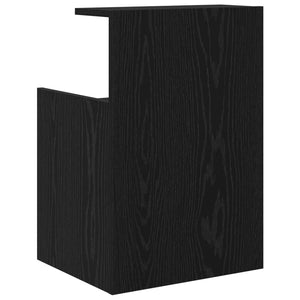 Κομοδίνο Μαύρη Οξυά 40 x 35 x 60 εκ. Επεξεργασμένο ξύλο - Pakobazaar