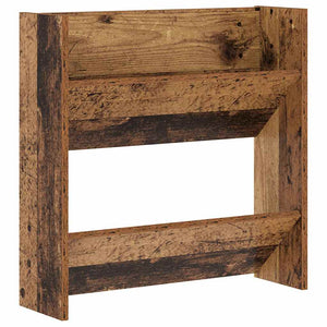 Ντουλάπα Παπουτσιών με ράφι 2 pcs Παλιό ξύλο 60 x 18 x 60 εκ - Pakobazaar
