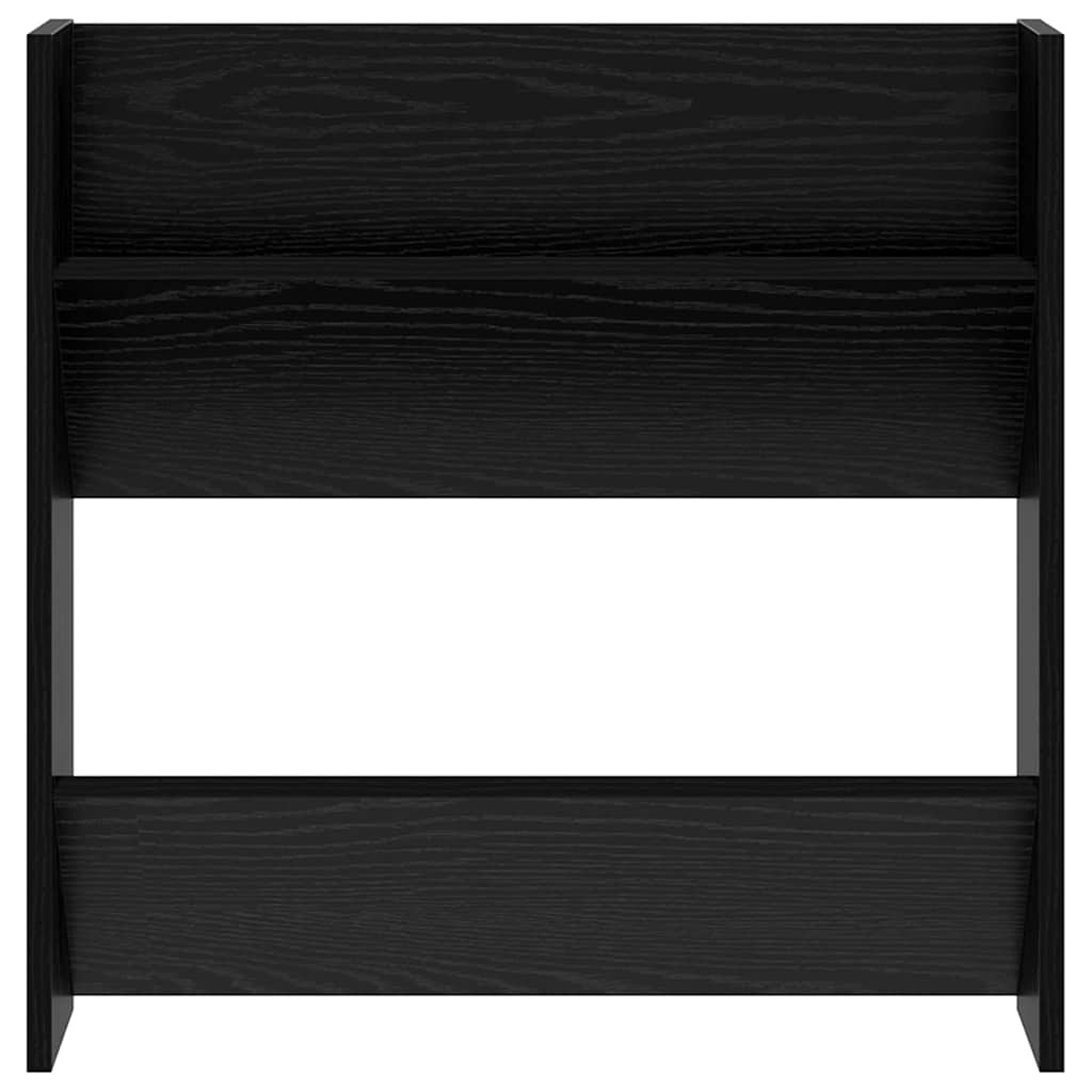 Ντουλάπα Παπουτσιών με ράφι Μαύρη Οξυά 60 x 18 x 60 εκ - Pakobazaar
