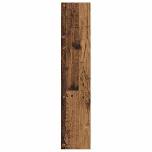 Ντουλάπα Παπουτσιών με ράφι 2 pcs Παλιό ξύλο 60 x 18 x 90 εκ - Pakobazaar