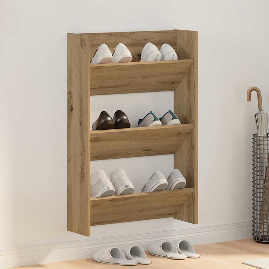 Ντουλάπα Παπουτσιών με ράφι Artisan Oak 60 x 18 x 90 εκ